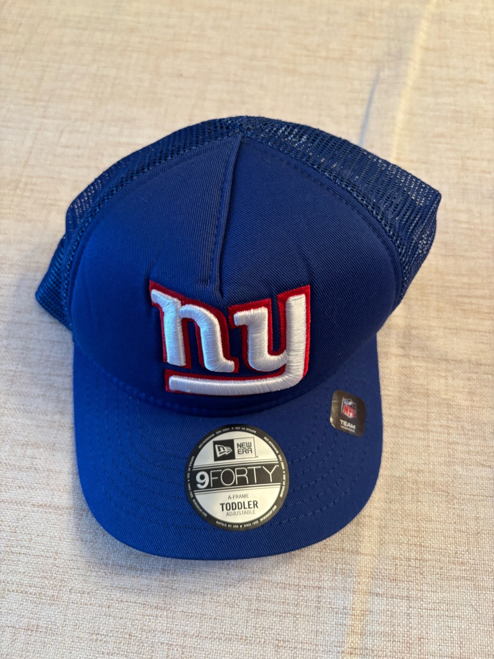 New Era Toddler New York Giants Blue Mesh Hat